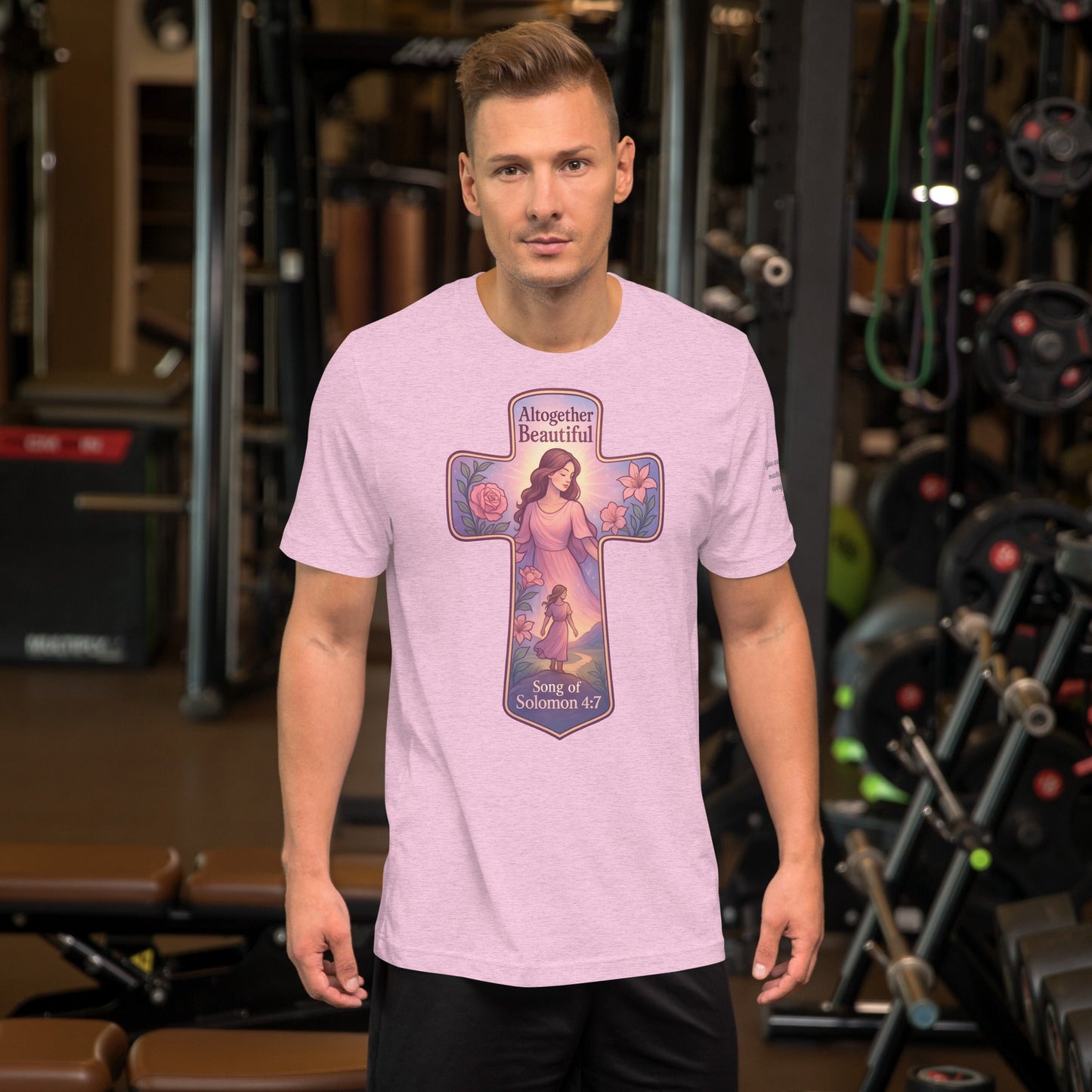 Altogether Beautiful Unisex Lilac Christian T-Shirt Faith Design - WPiF