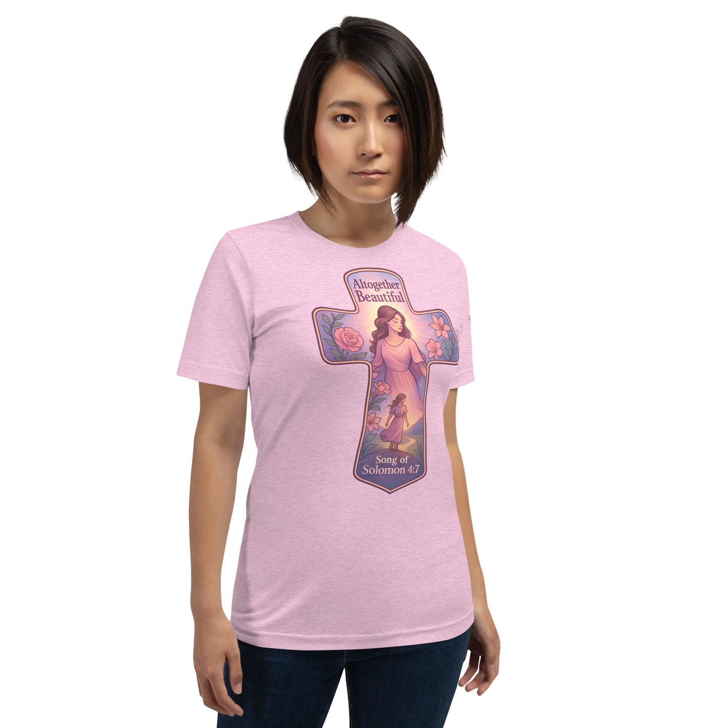 Altogether Beautiful Unisex Lilac Christian T-Shirt Faith Design - WPiF