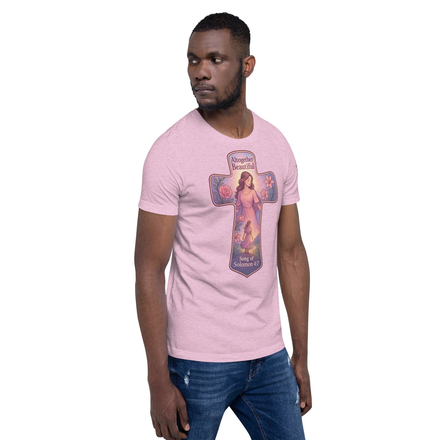 Altogether Beautiful Unisex Lilac Christian T-Shirt Faith Design - WPiF
