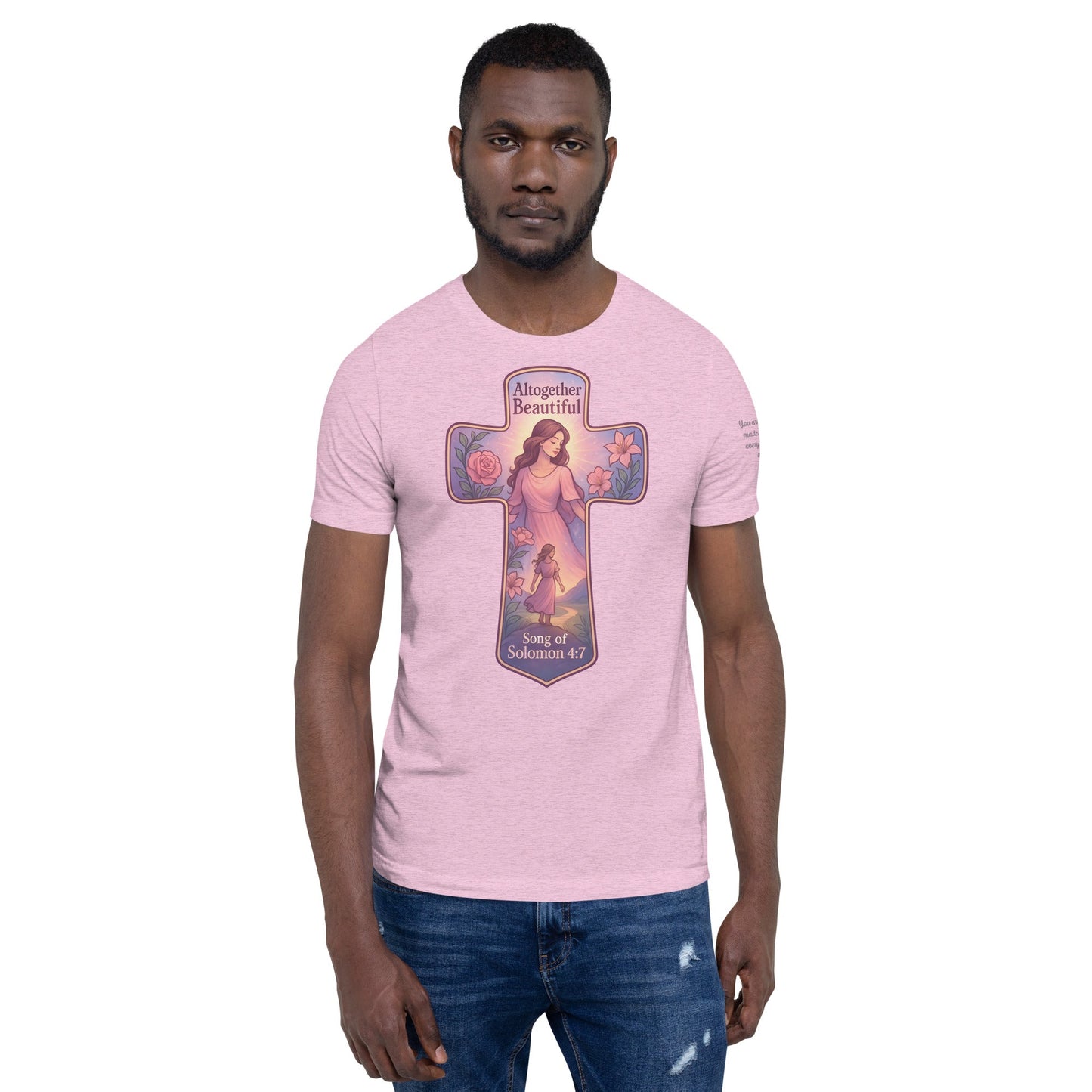 Altogether Beautiful Unisex Lilac Christian T-Shirt Faith Design - WPiF