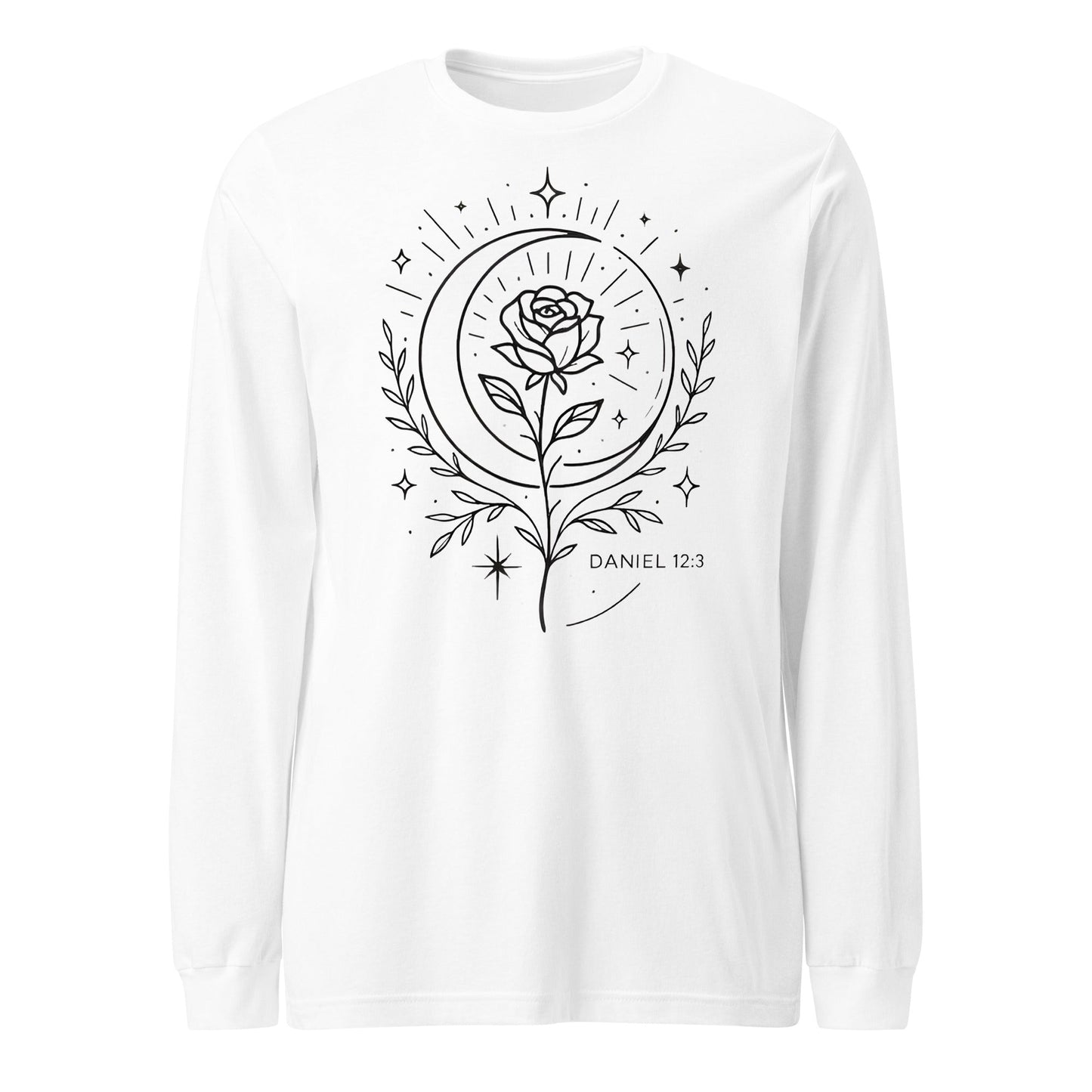Daniel 12:3 Unisex White Christian Long Sleeve Those Who Shine - WPiF