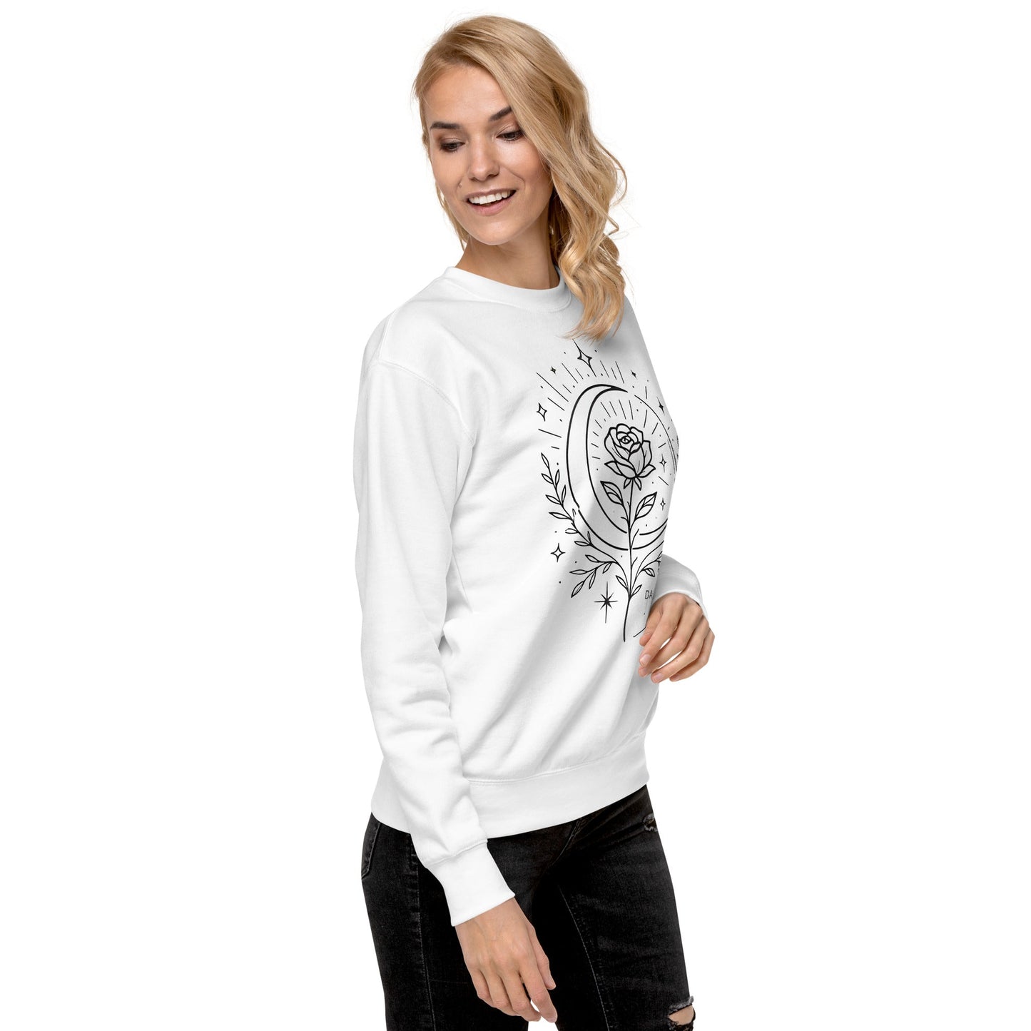 Daniel 12:3 Unisex White Christian Sweater Shine Forever Faith - WPiF