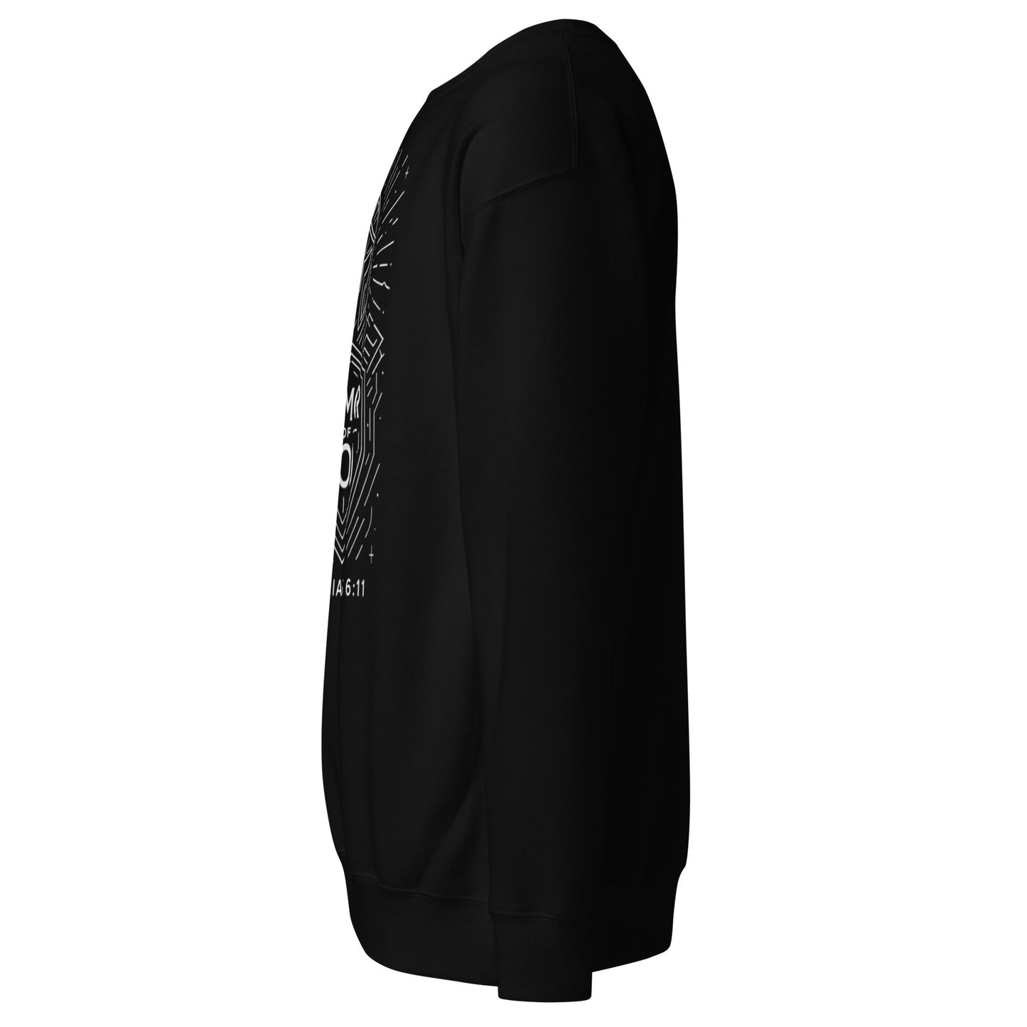 Ephesians 6:11 Unisex Black Christian Sweater Armour of God - WPiF