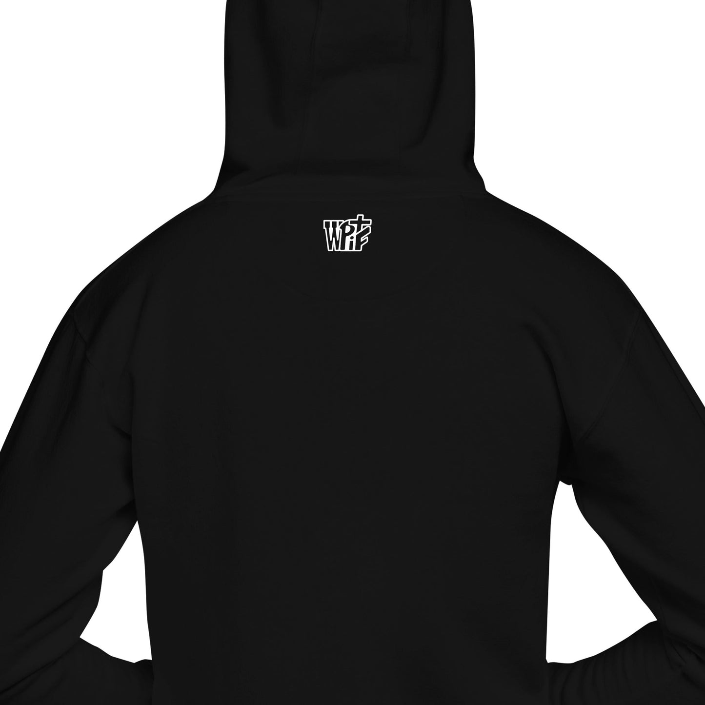 Isaiah 41:10 Unisex Black Christian Hoodie Be Strong Design - WPiF