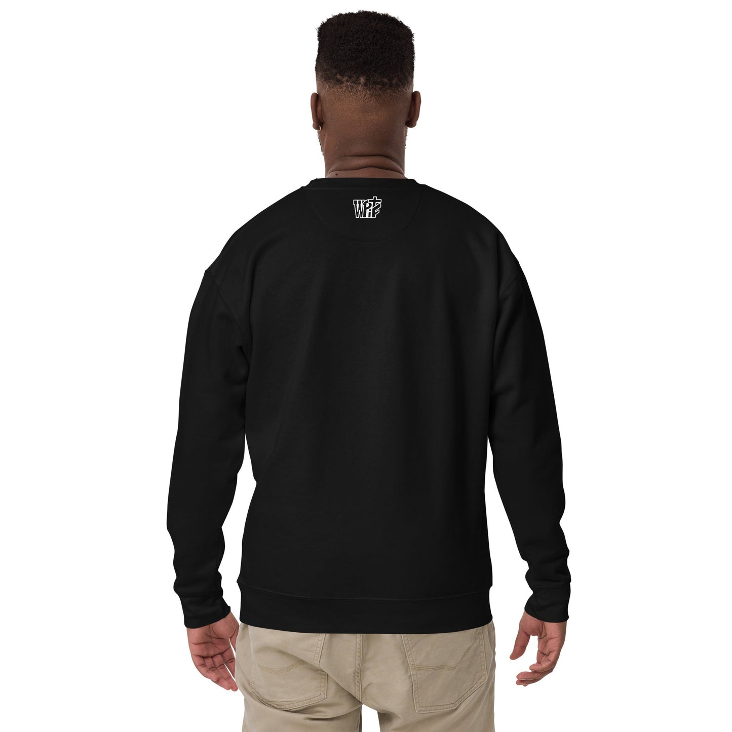Isaiah 41:10 Unisex Black Christian Sweater Be Strong - WPiF