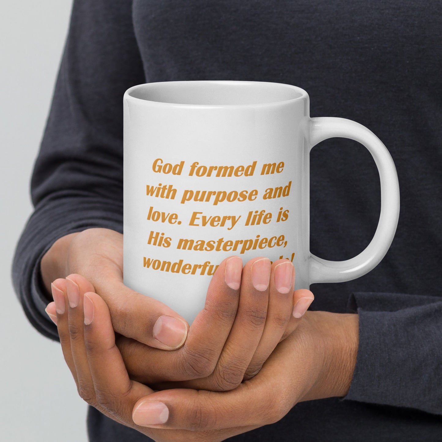 Pro Life Mug – Psalm 139:13 Wonderfully Made Design - WPiF