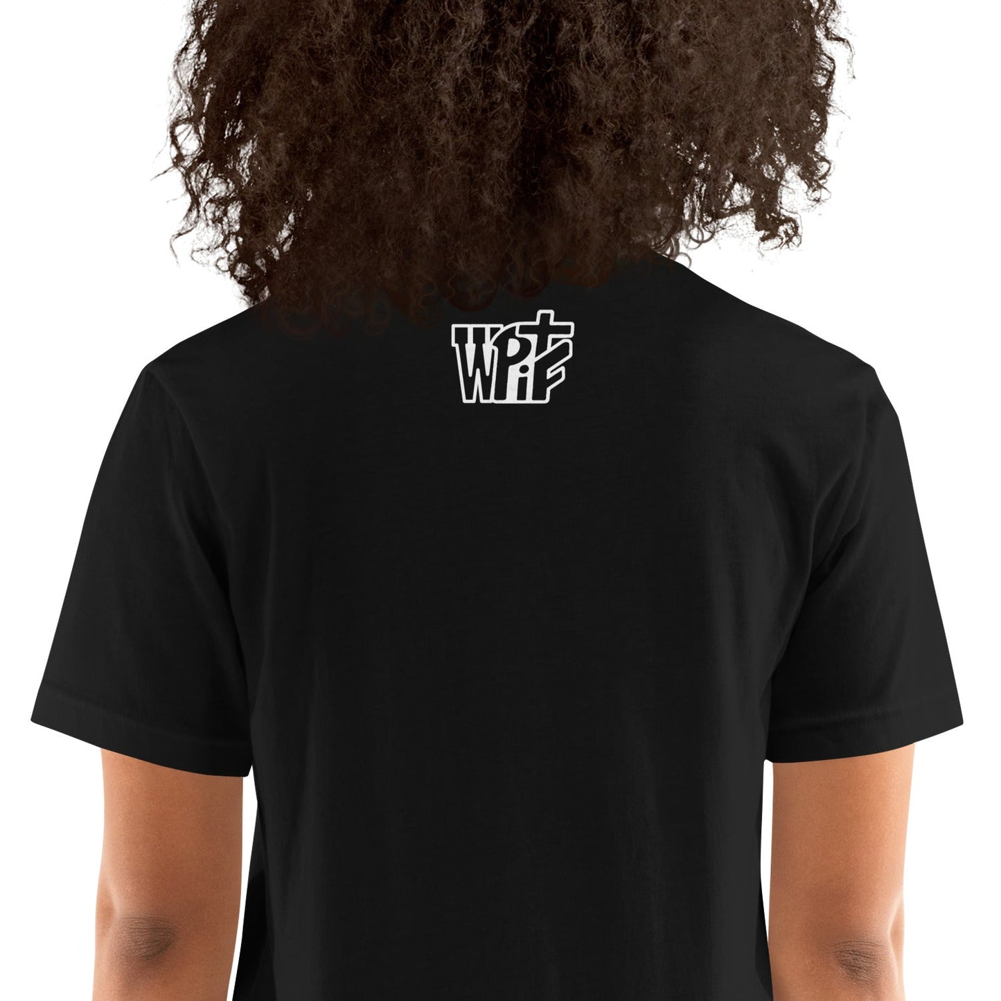 Romans 8:37 Unisex Black Christian T-Shirt Conquerors Design - WPiF