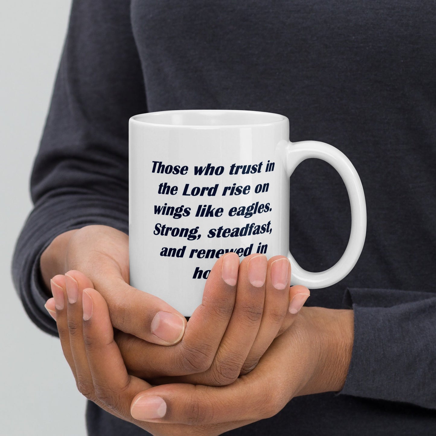Soar on Wings Like Eagles Mug – Isaiah 40:31 Design - WPiF