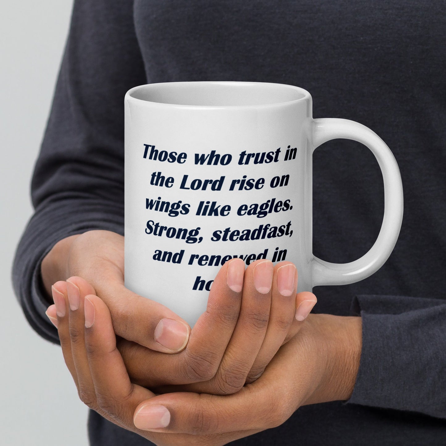 Soar on Wings Like Eagles Mug – Isaiah 40:31 Design - WPiF