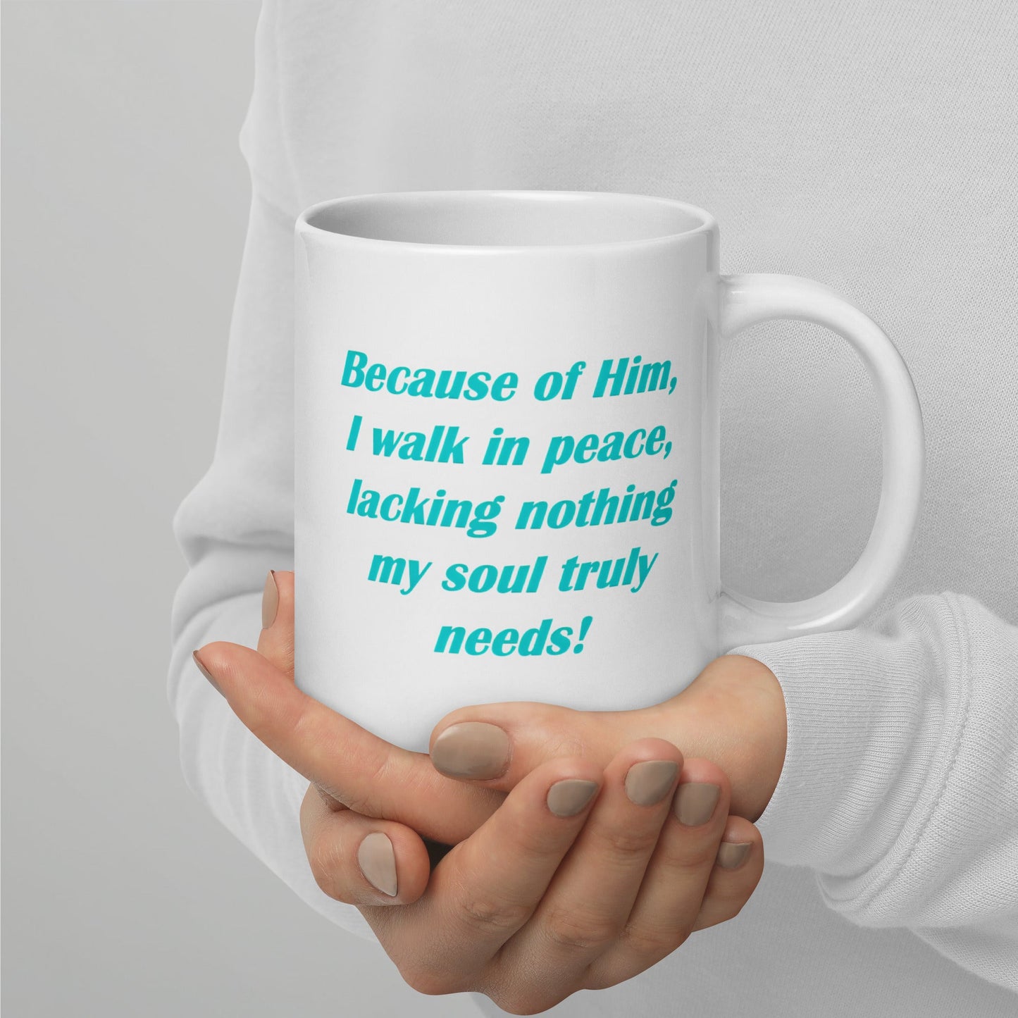 The Lord Is My Shepherd Mug – Psalm 23:1 Faith Design - WPiF