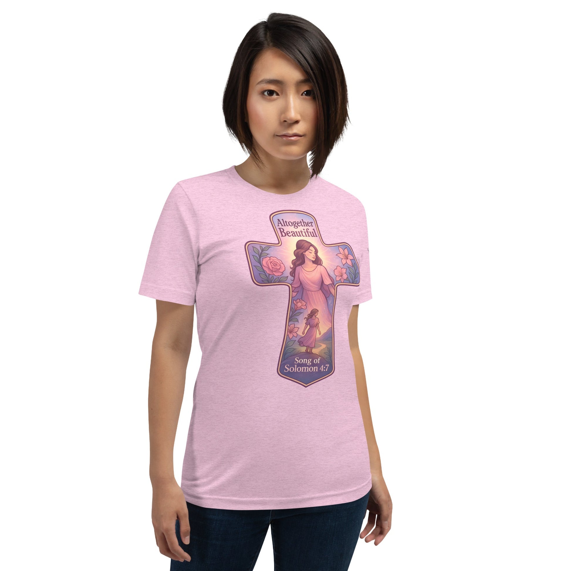Altogether Beautiful Unisex Lilac Christian T-Shirt Faith Design - WPiF