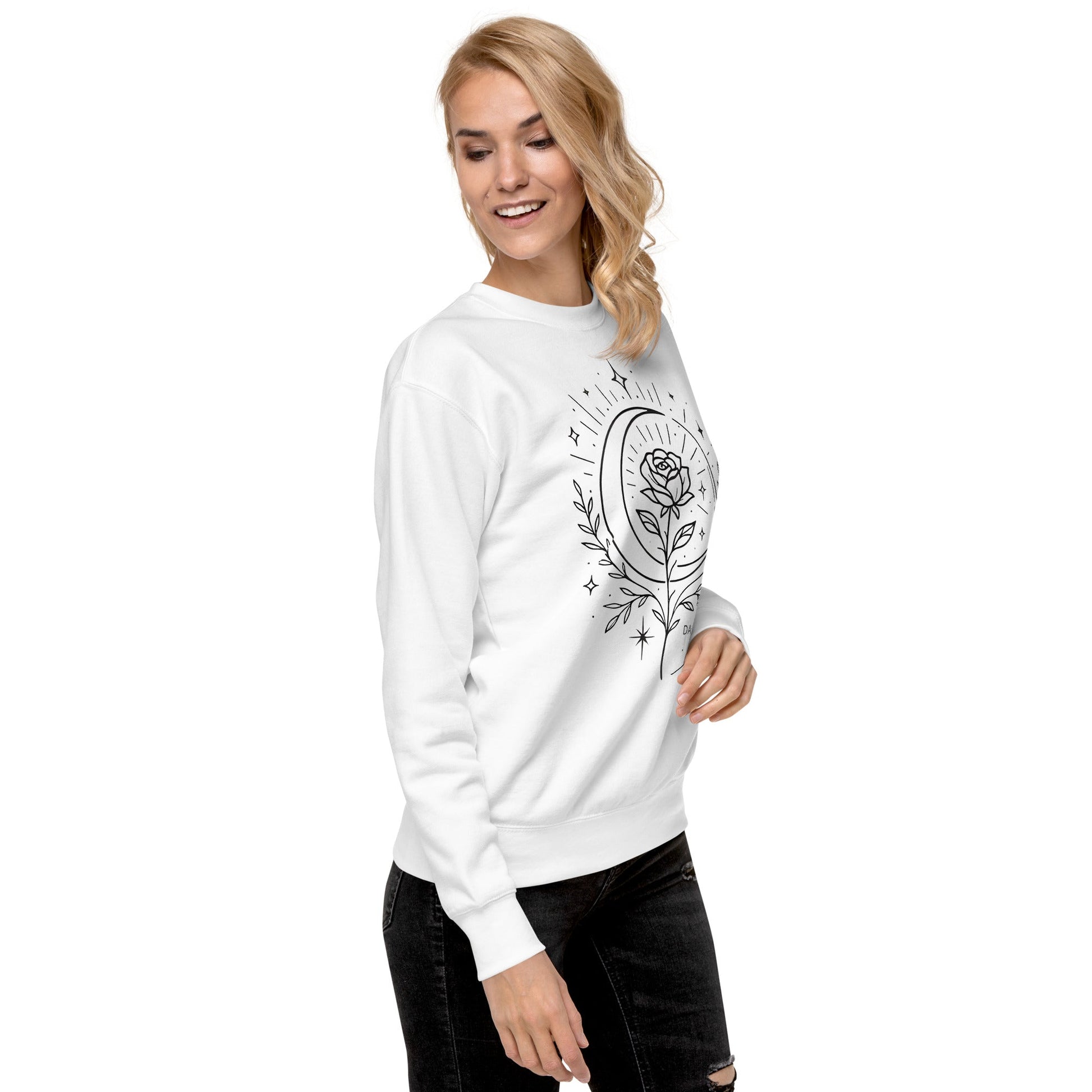 Daniel 12:3 Unisex White Christian Sweater Shine Forever Faith - WPiF