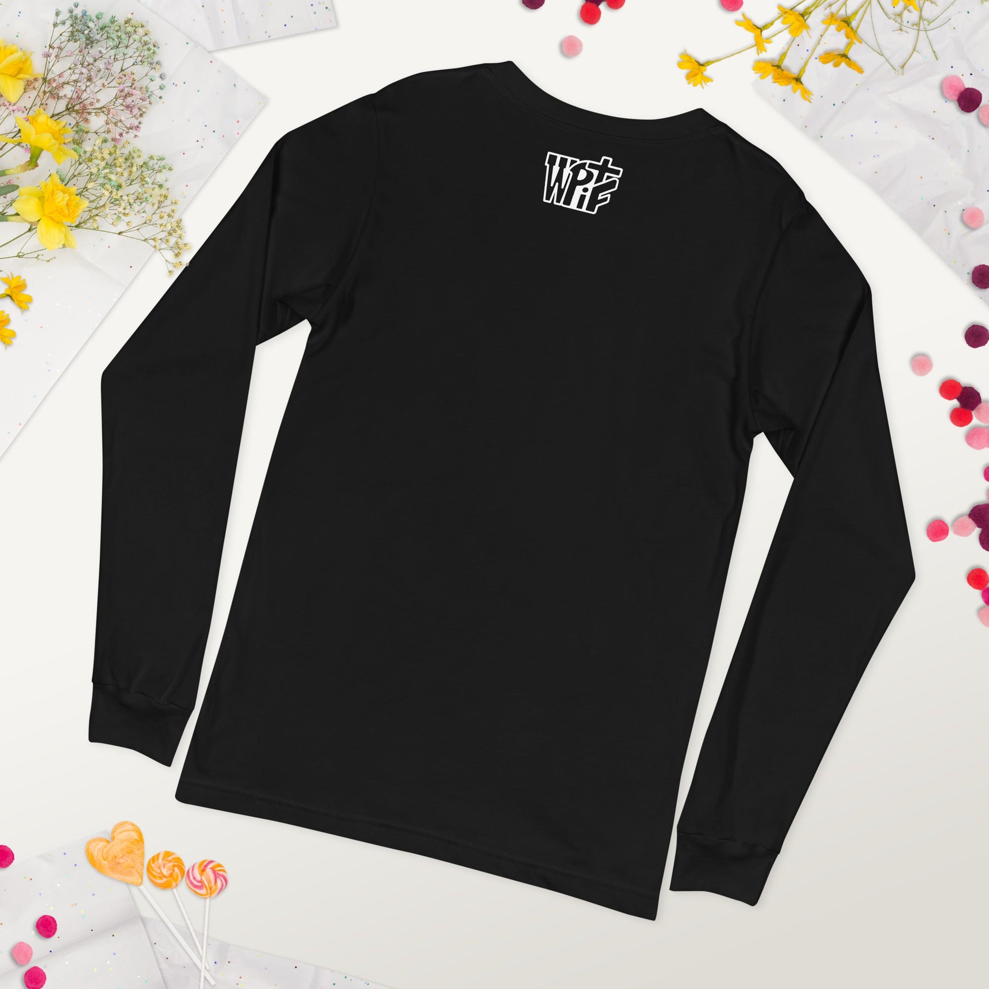 James 1:12 Unisex Black Christian Long Sleeve Crown of Life - WPiF