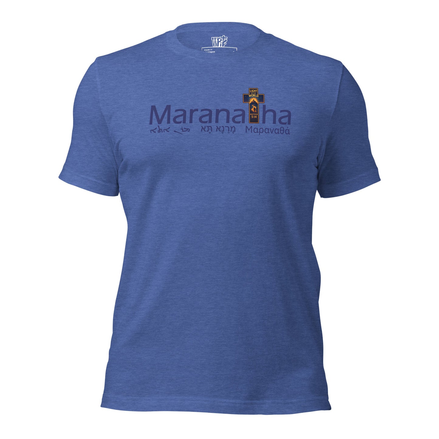 Maranatha Cross Faith - Based T-Shirt Light of the World - WPiF