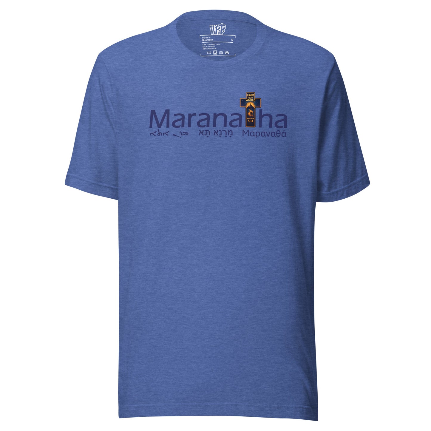 Maranatha Cross Faith - Based T-Shirt Light of the World - WPiF